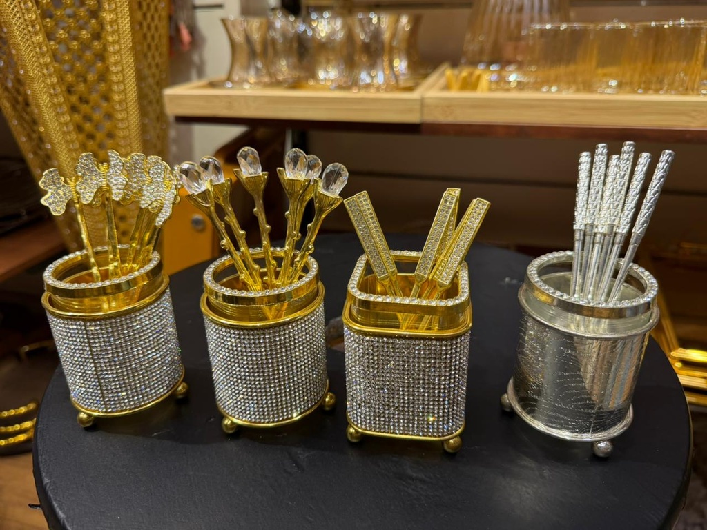 حامل معالق كباية فاخر