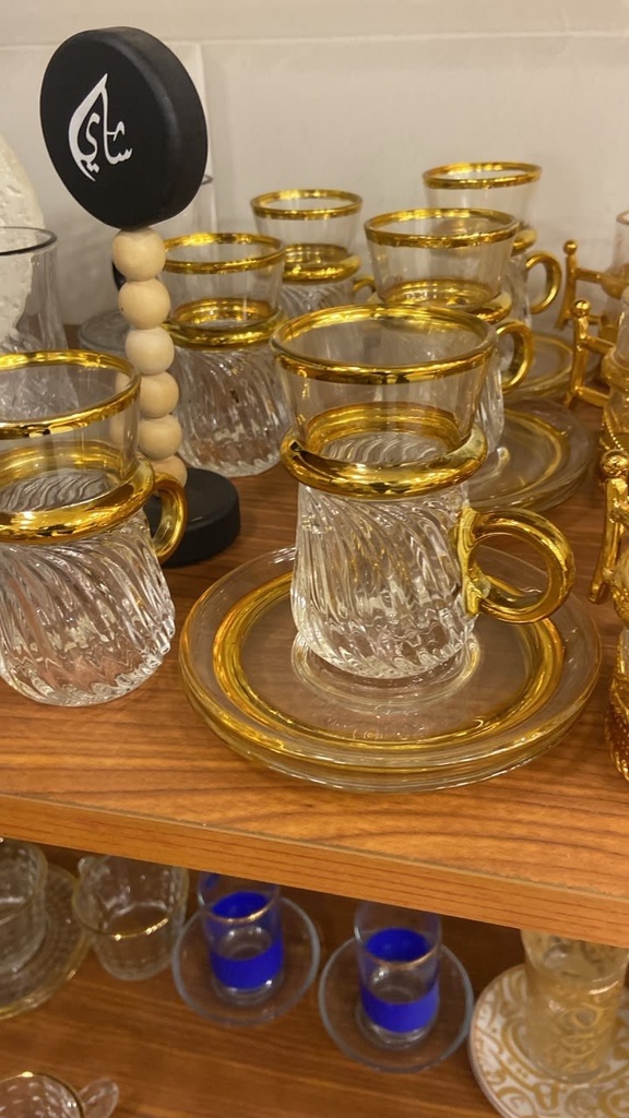 استكانه زيك دهبي مسطر  1100